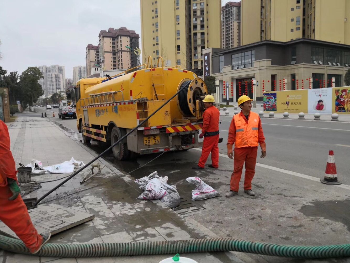 崇川排污管道清淤-管道清洗